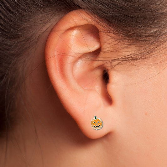 E-119 Pumpkin Earrings