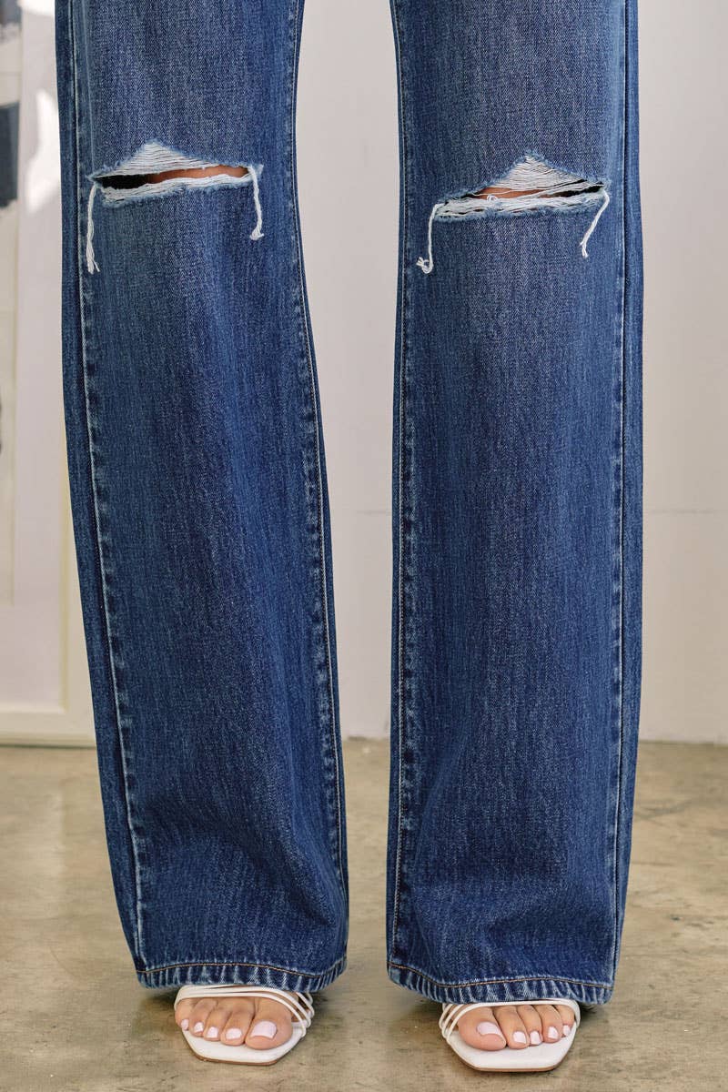 KC7373DV3: Distresses kancan Jeans