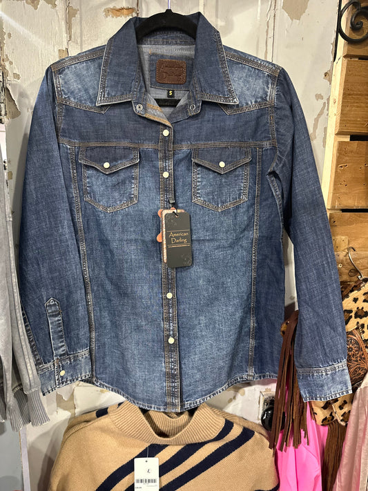 American Darling Denim Top ADSH021