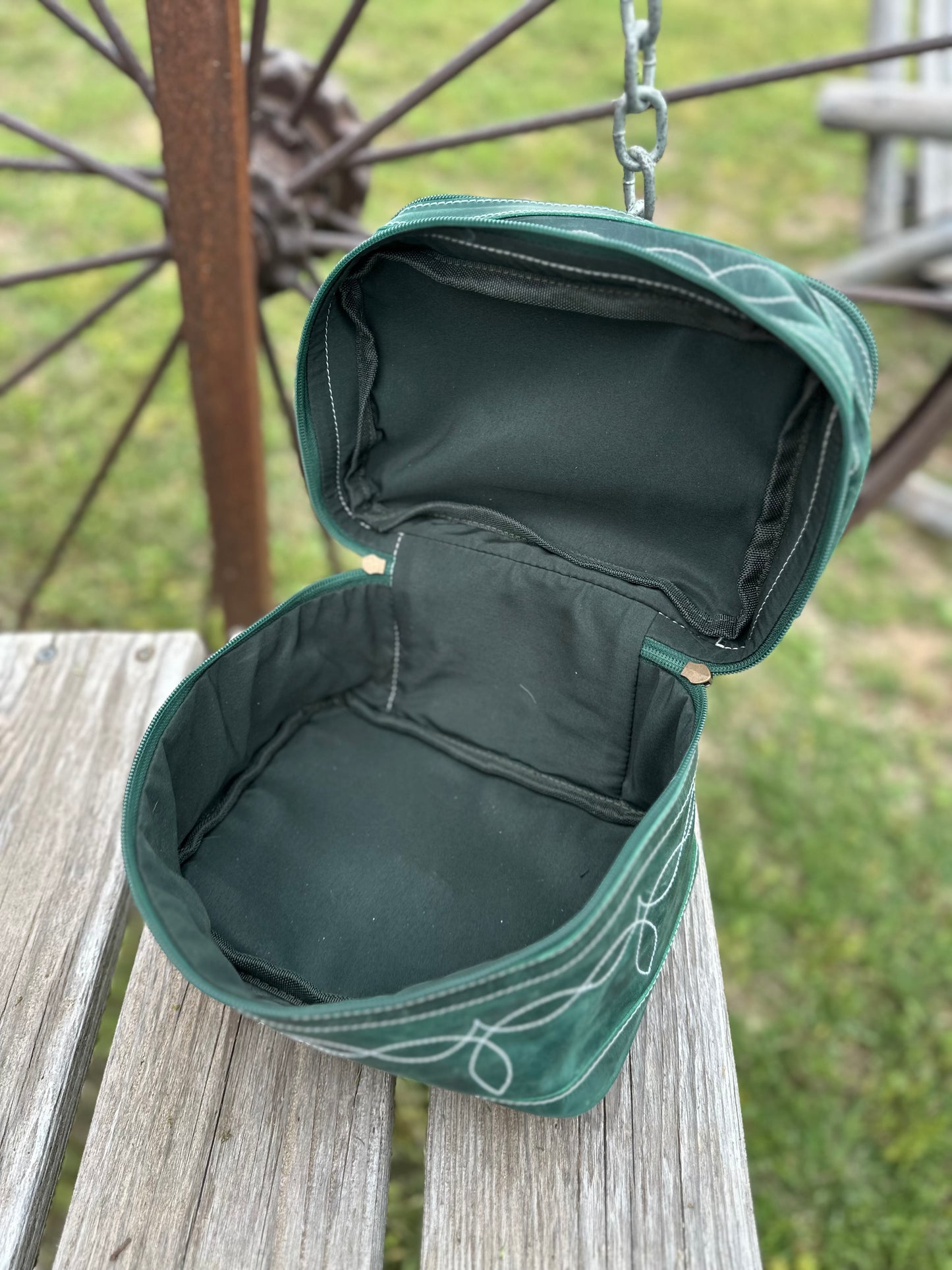 Emerald Green Jewelry Case