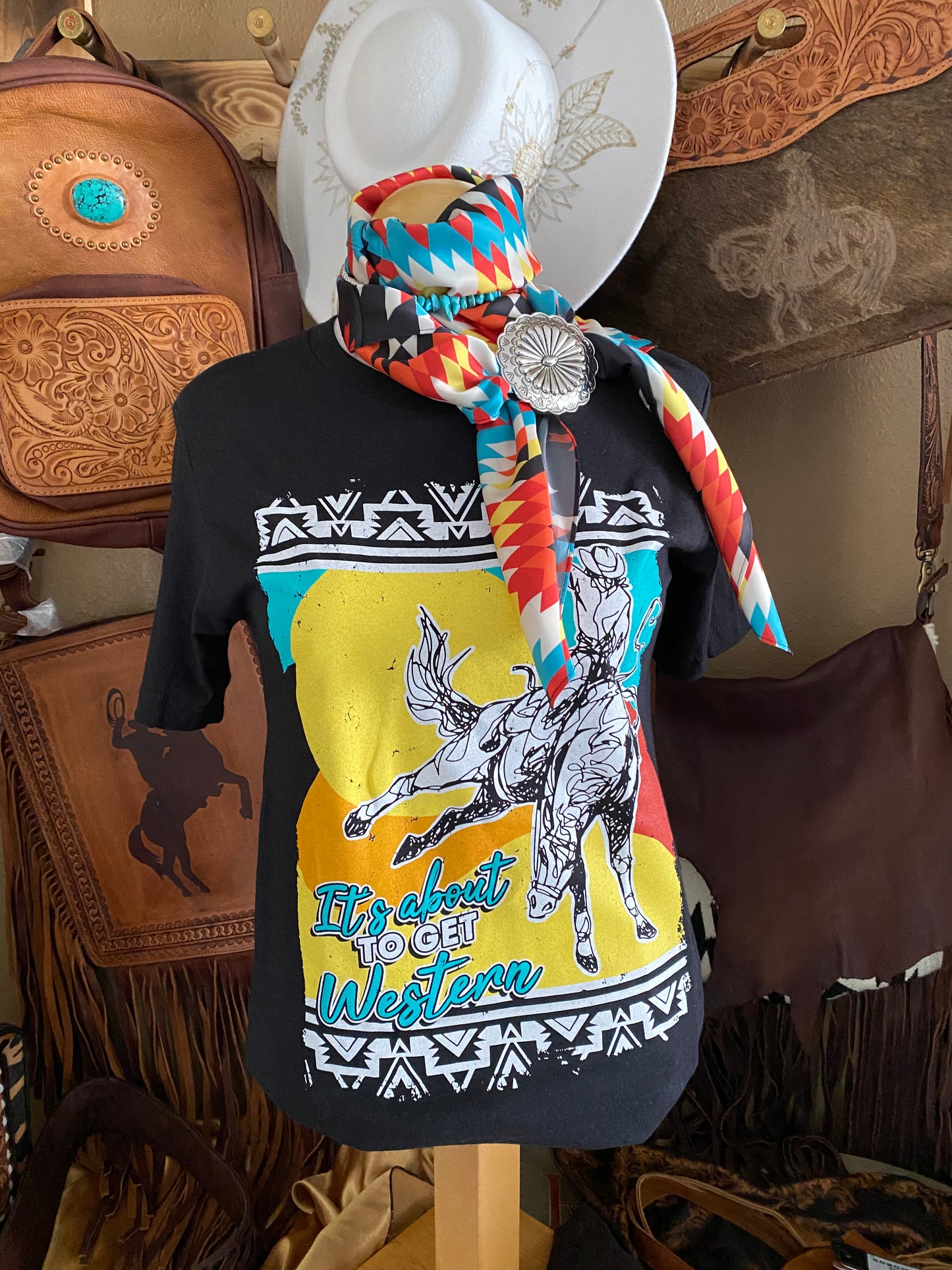 It's About To Get Western Tee