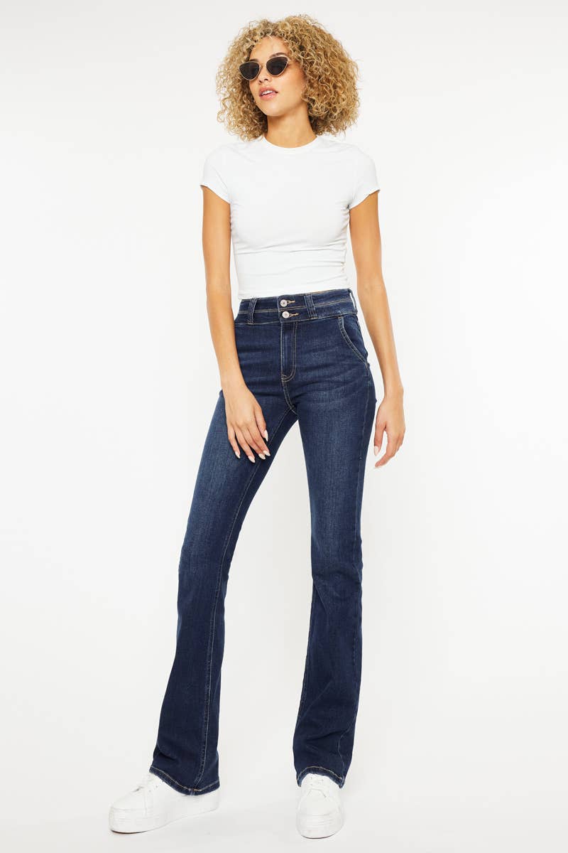 KC8600D: Bootcut kancan Jeans