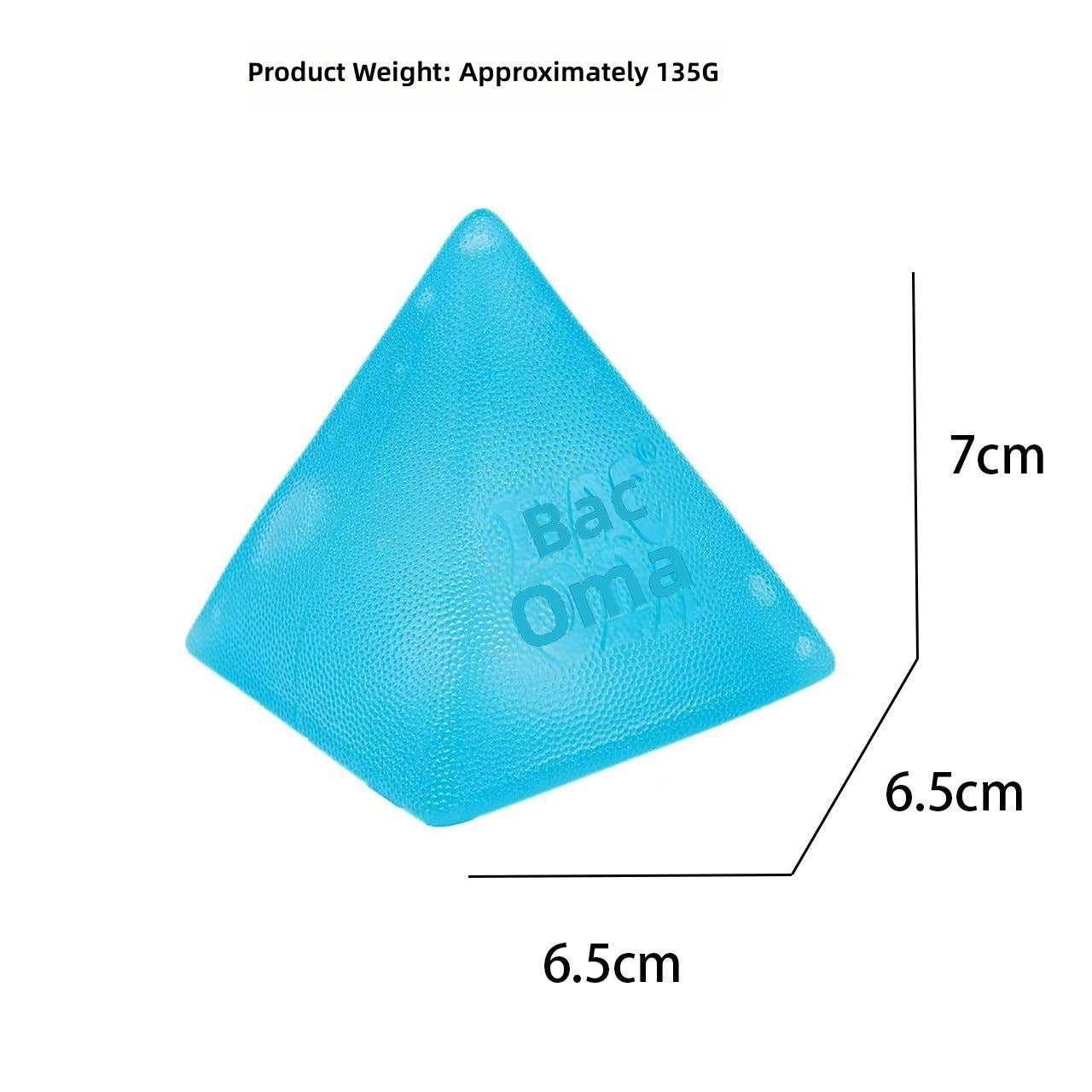 Pyramid Cube Maltose Stress Relief Fidget Toy: Matte pyramid blue / High-quality slow rebound