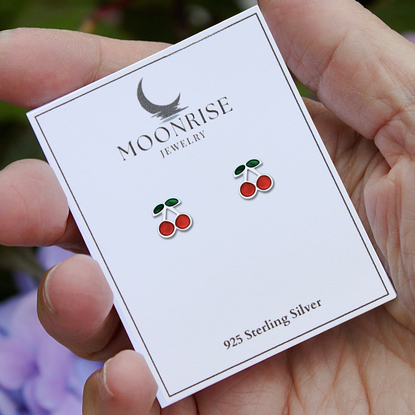 E-157 Cherry Earrings