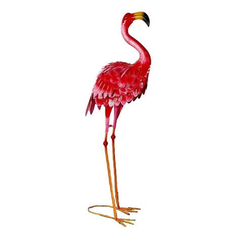 33X15 PINK & ORANGE FLAMINGO (HEAD FRONT)