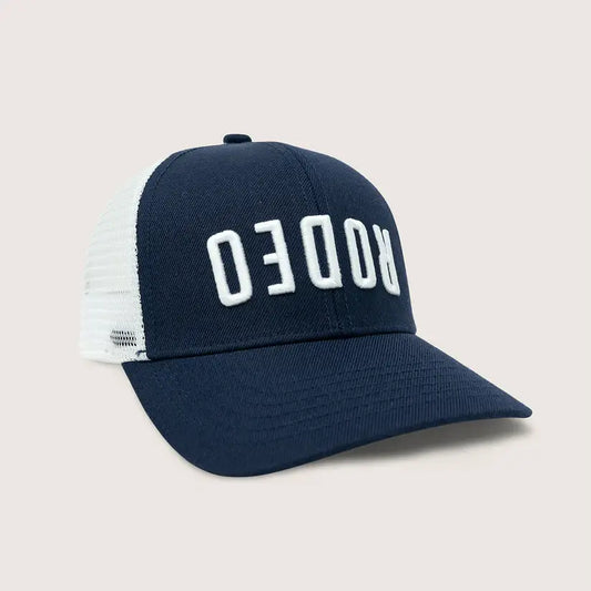Rodeo Hat: Navy/White