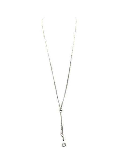 Western Snaffle Bit Bolo Necklace