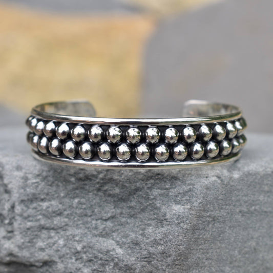 Sterling Silver Oxidized Cuff