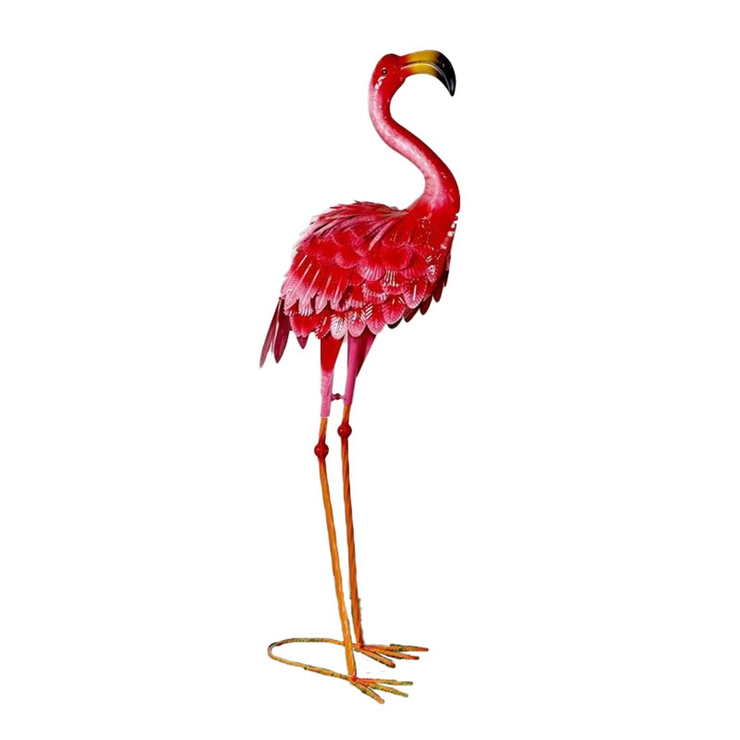 33X15 PINK & ORANGE FLAMINGO (HEAD FRONT)