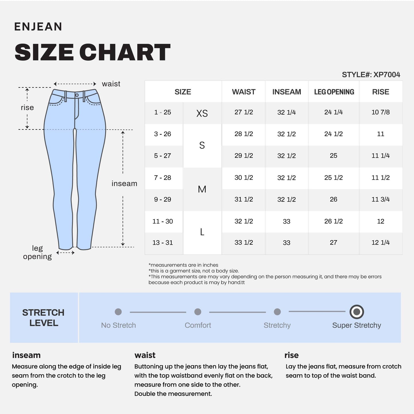 OPEN PACK Relaxed Wide Jeans Waist String XP7004 MEDIUM: MEDIUM / 1