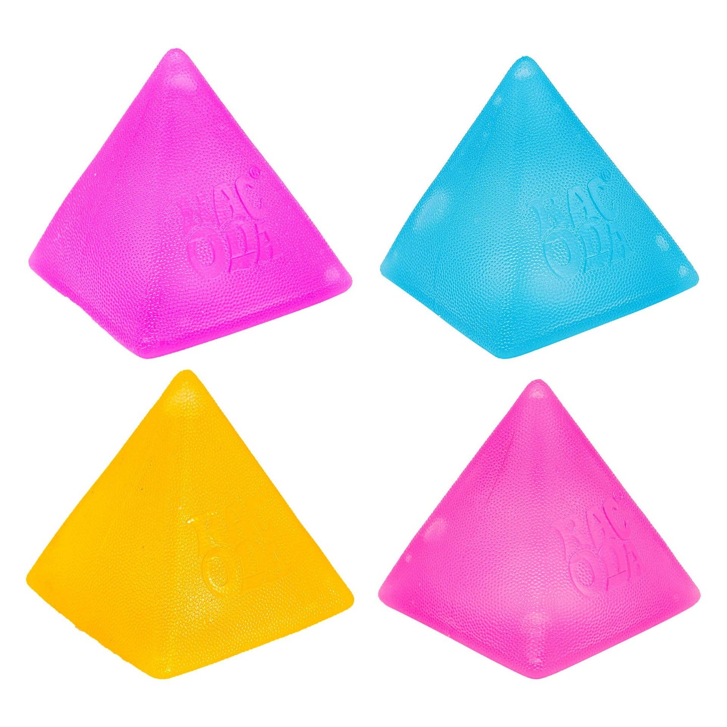 Pyramid Cube Maltose Stress Relief Fidget Toy: Matte pyramid blue / High-quality slow rebound