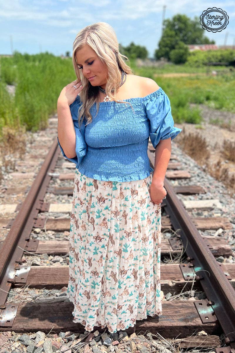 Denim Darling Light Blue Top