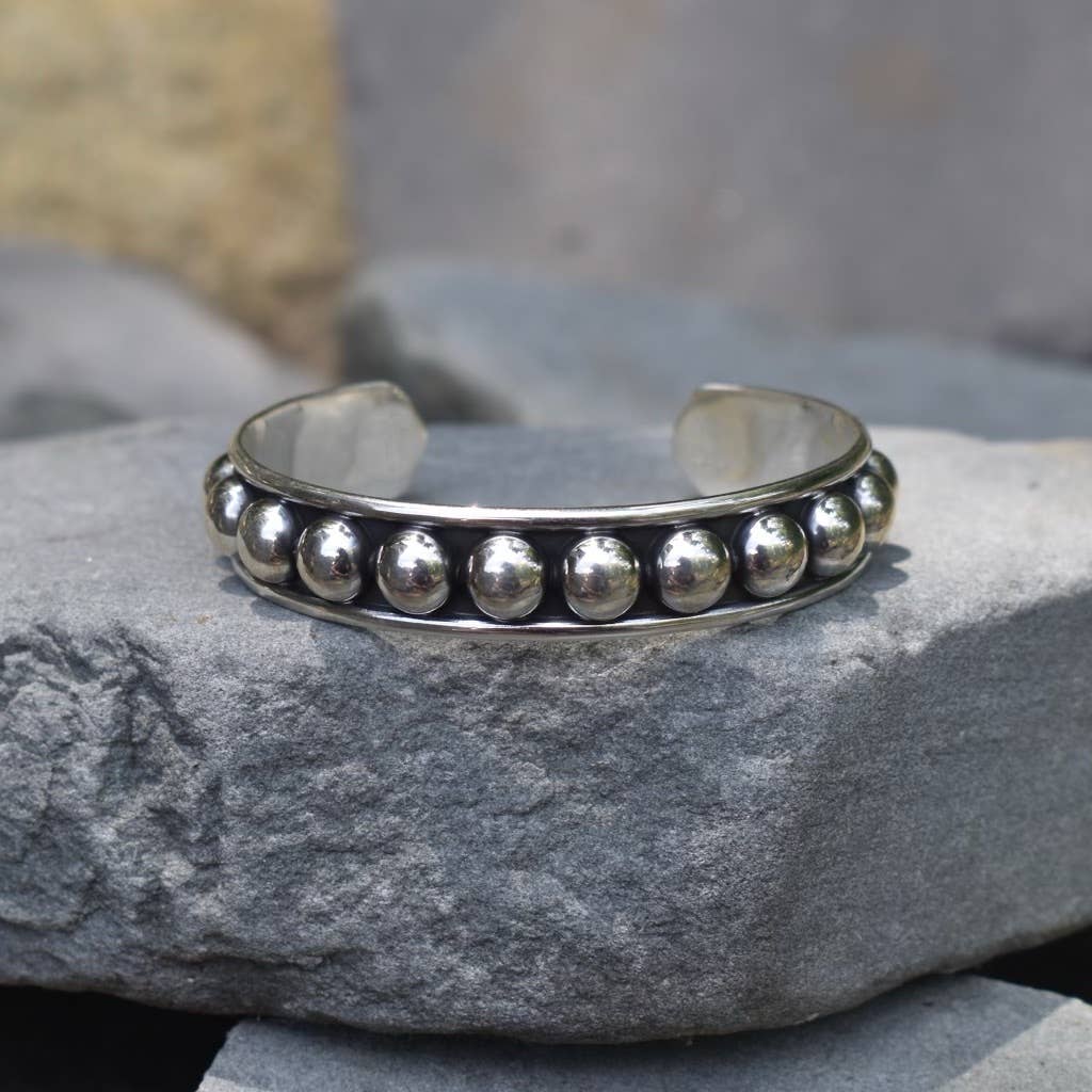 Sterling Silver Oxidized Cuff