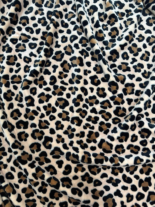 Leopard Print King Size Super Soft Plush Flannel Blanket