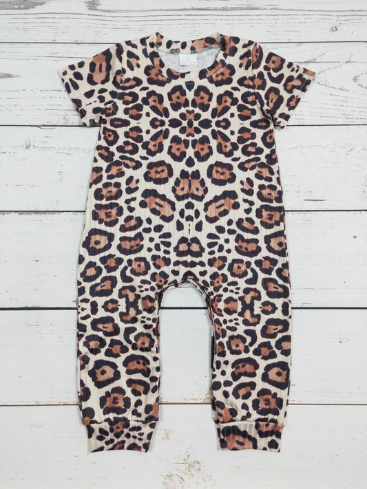 Leopard Printed Baby Kids Romper: