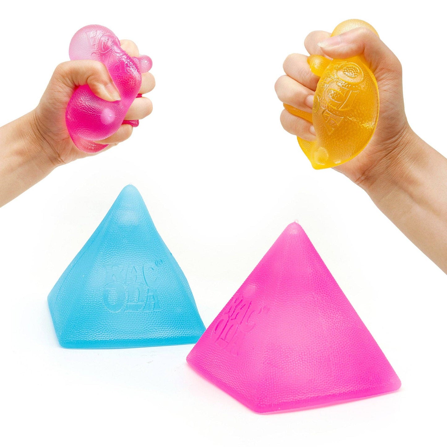 Pyramid Cube Maltose Stress Relief Fidget Toy: Matte pyramid pink / High-quality slow rebound