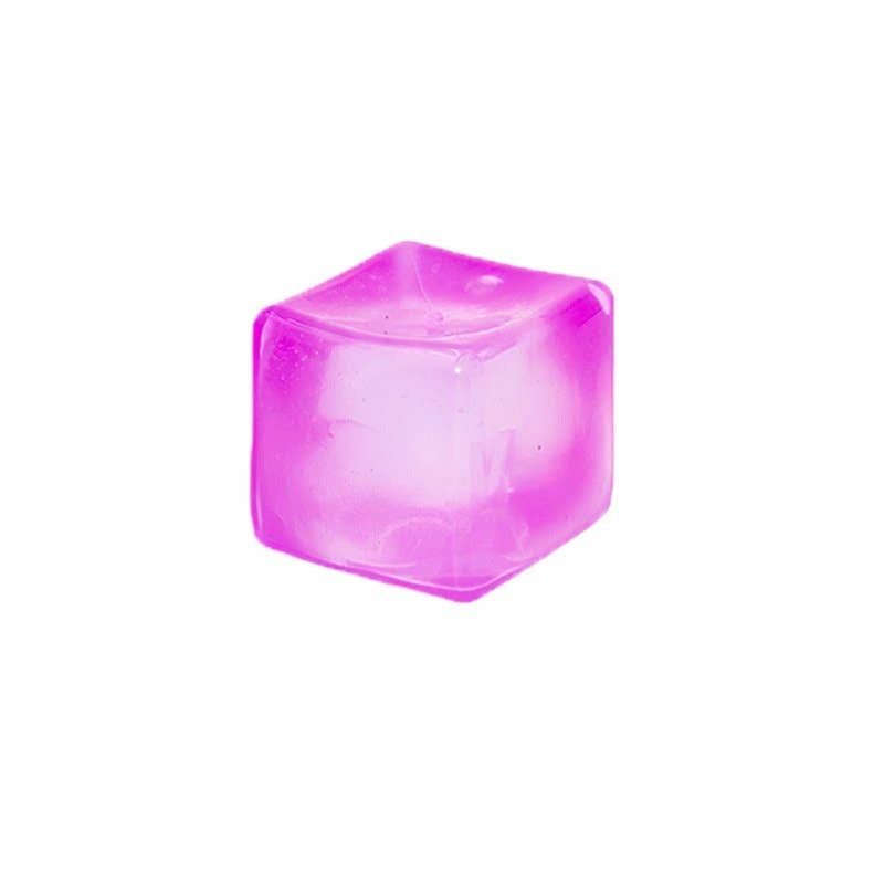 Amazon New Malt Sugar Cube Stress Relief Toy: 5.5 Ice Cube Malt Sugar Purple Boxed / High-quality slow rebound