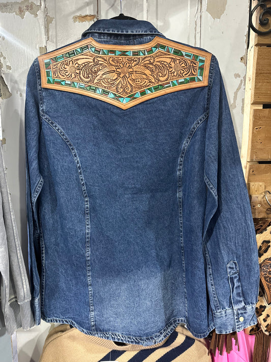 American Darling Denim Top ADSH015