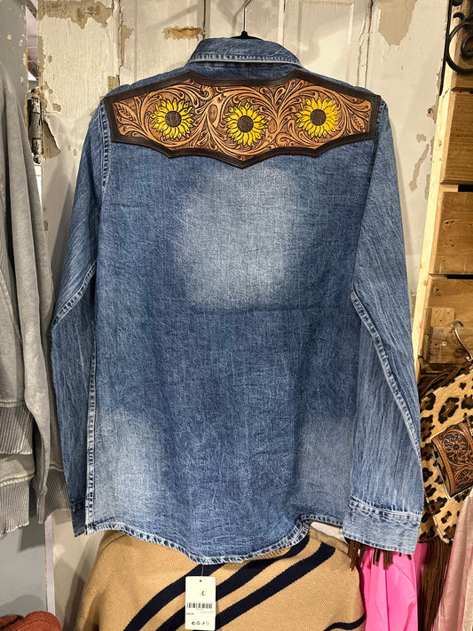 American Darling Denim Top ADSH018