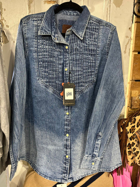 American Darling Denim Top ADSH018