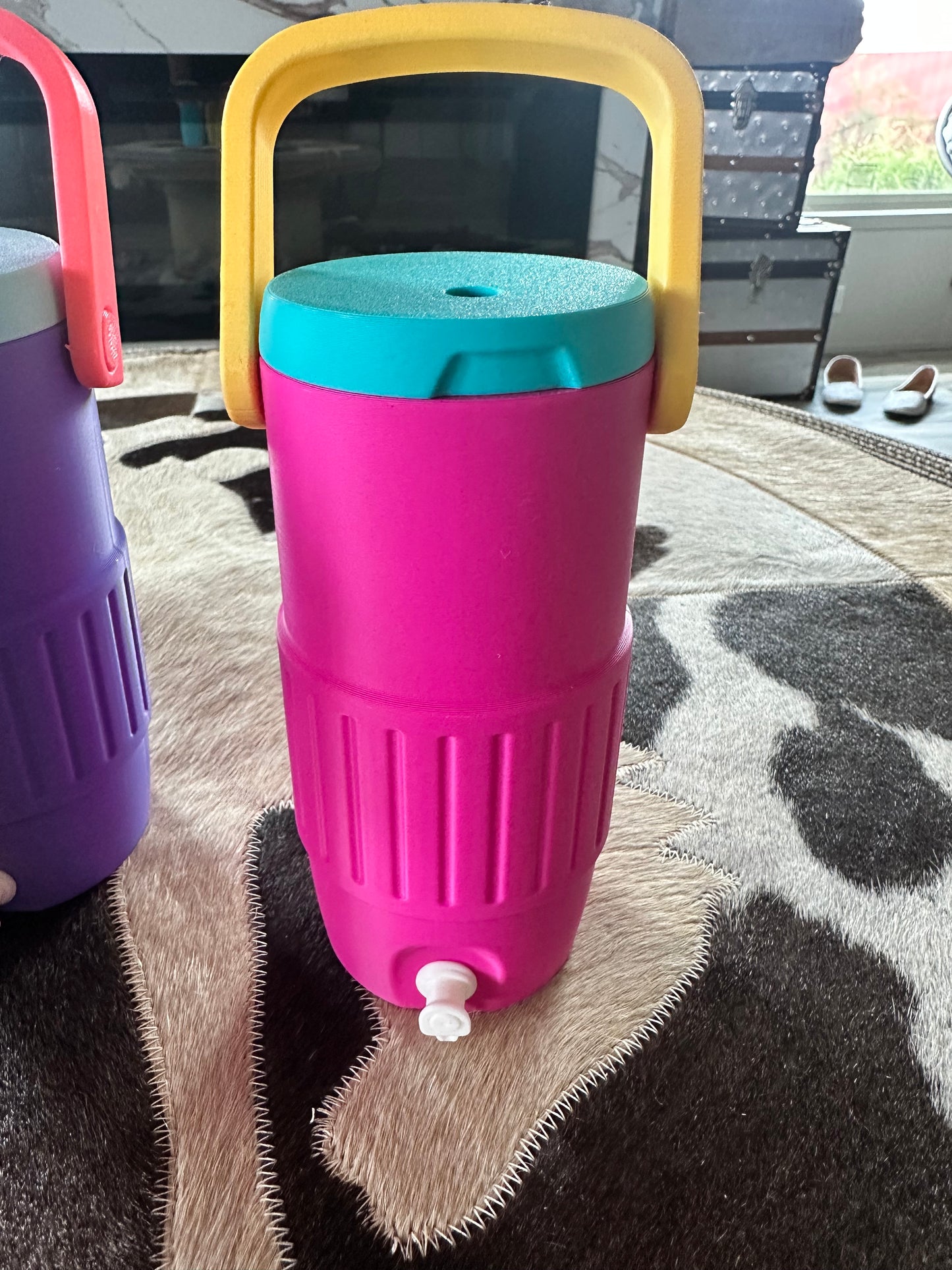 Retro Jug Cooler Can Holder (skinny Cans)