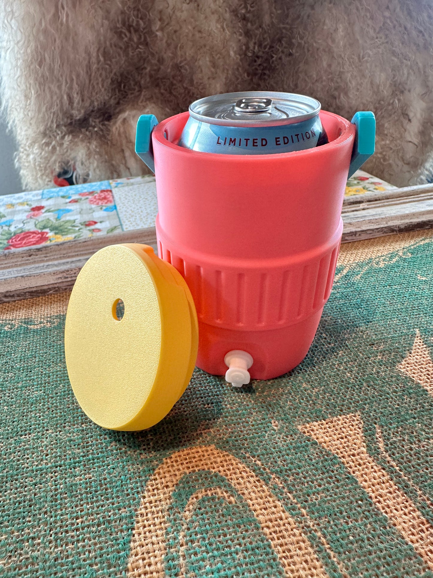 Retro Jug Cooler Can Holder (soda cans)