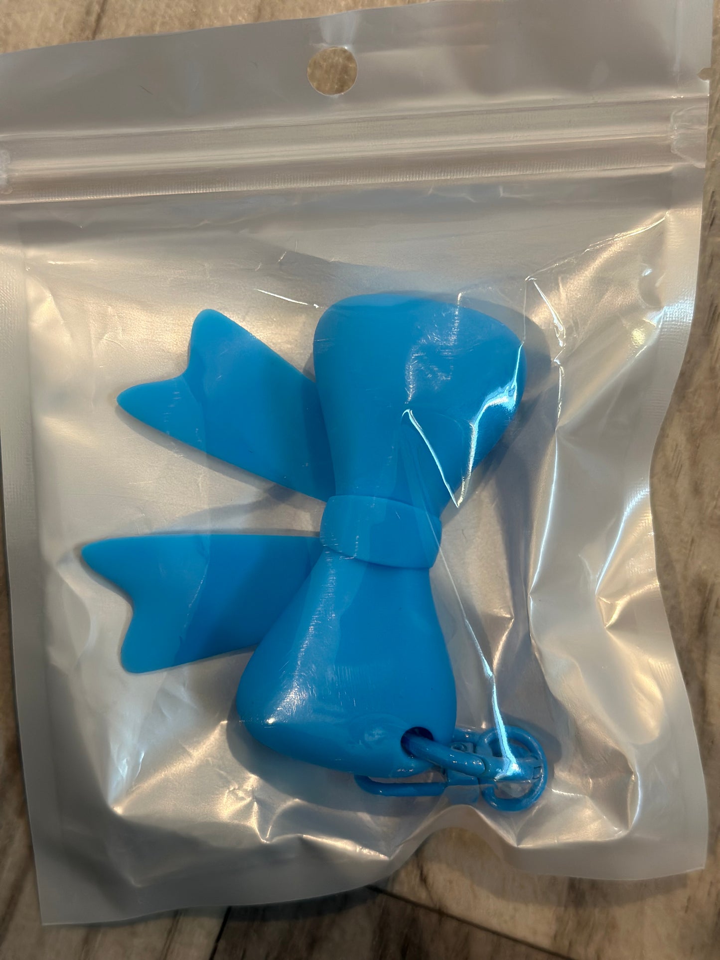 Bow Lipgloss Holder Keychain