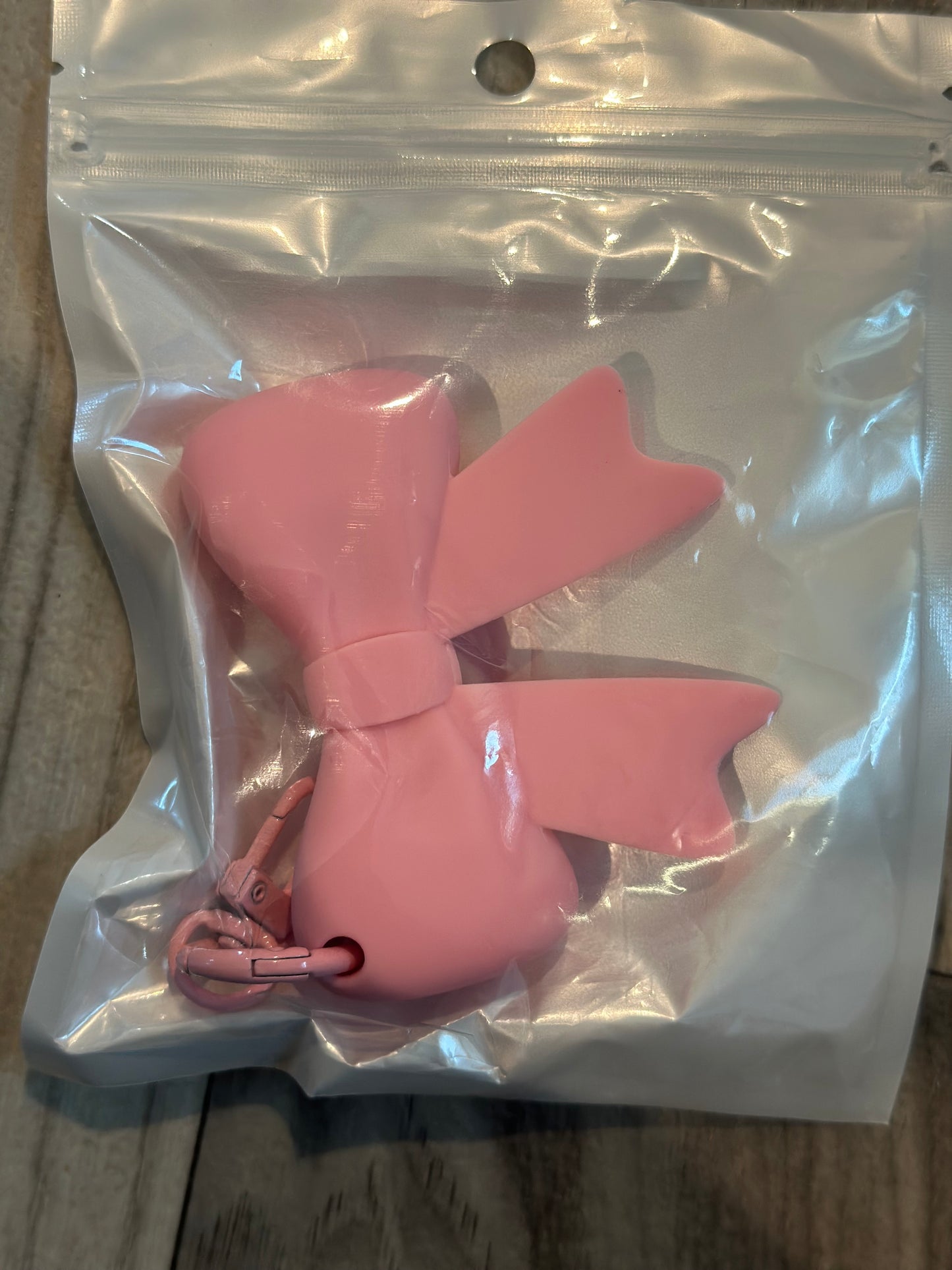 Bow Lipgloss Holder Keychain