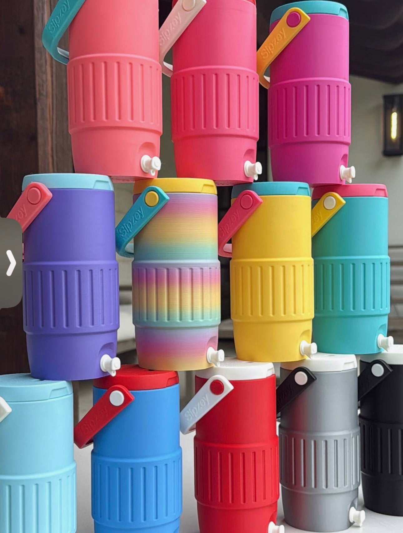 Retro Jug Cooler Can Holder (skinny Cans)