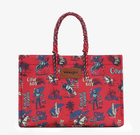 Wrangler Cowboy Tote Bag