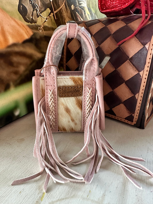 Wrangler Fringe mini tote bag