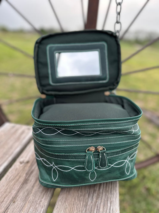 Emerald Green Jewelry Case
