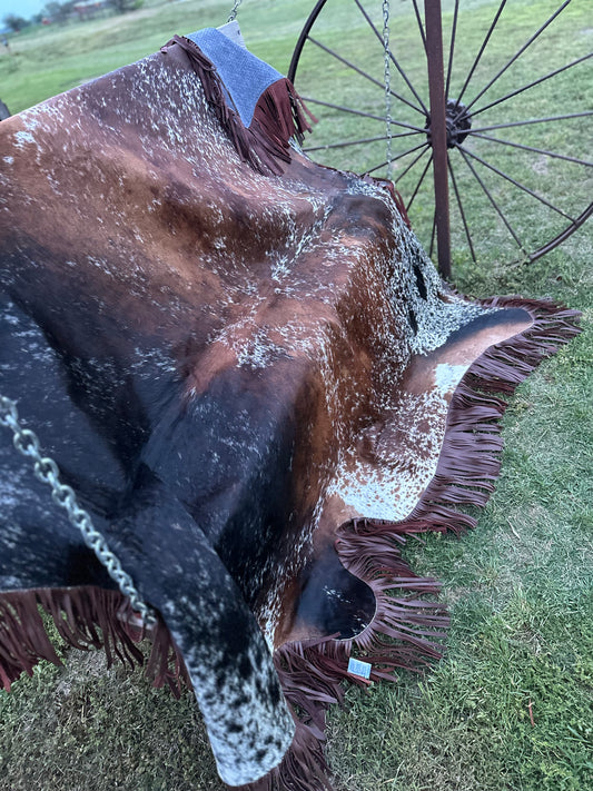 Fringed Cowhide