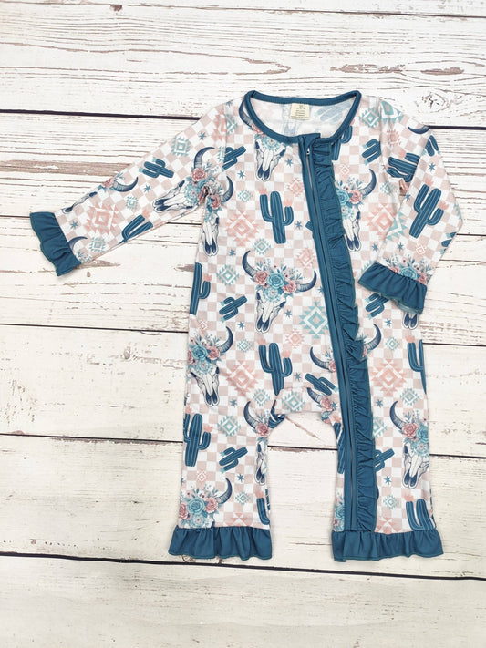 Western Baby Zip Sleeper: 3-6M
