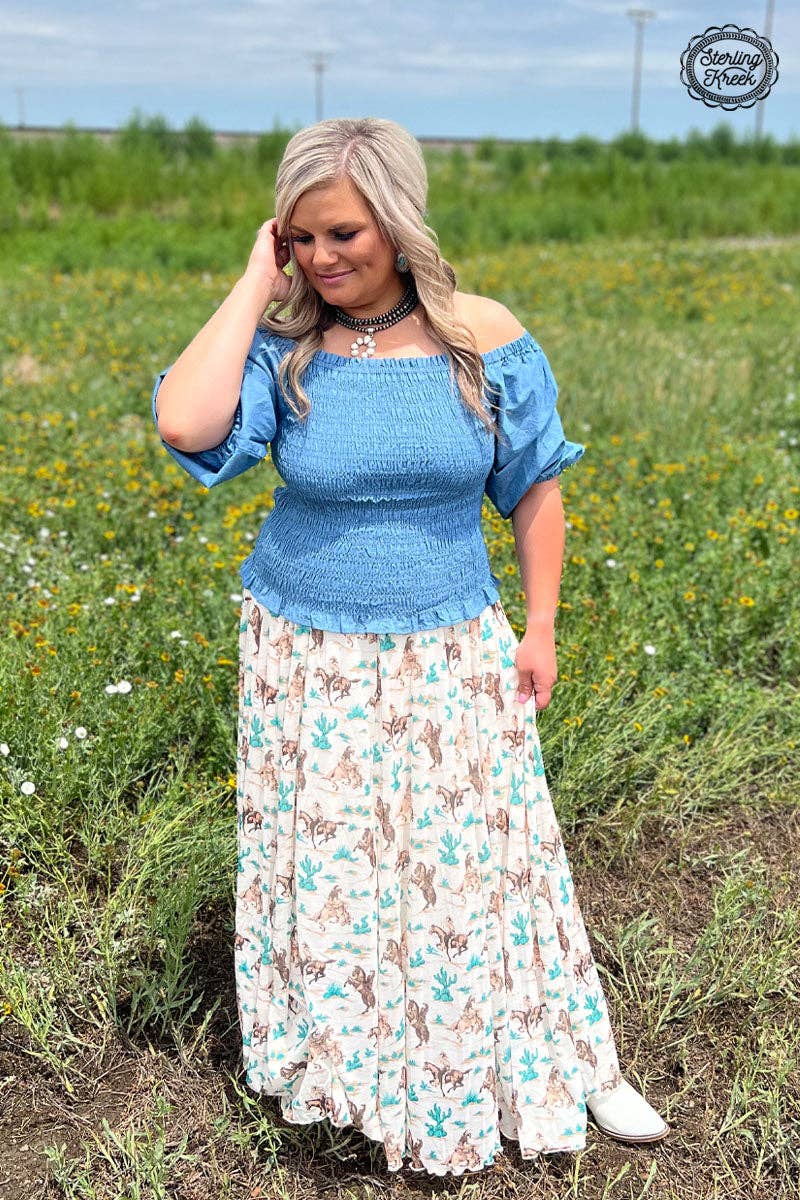 Denim Darling Light Blue Top