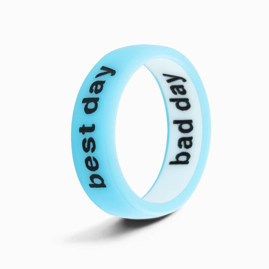 Flip Reversible best day / bad day ring