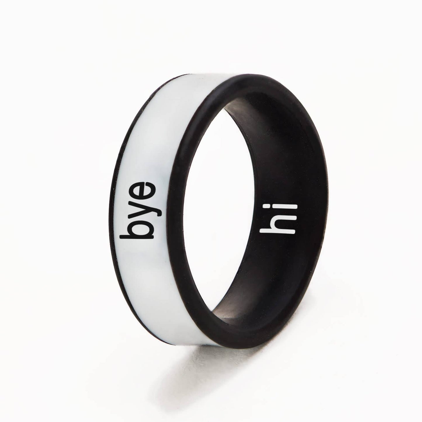 Flip Reversible hi and bye Ring