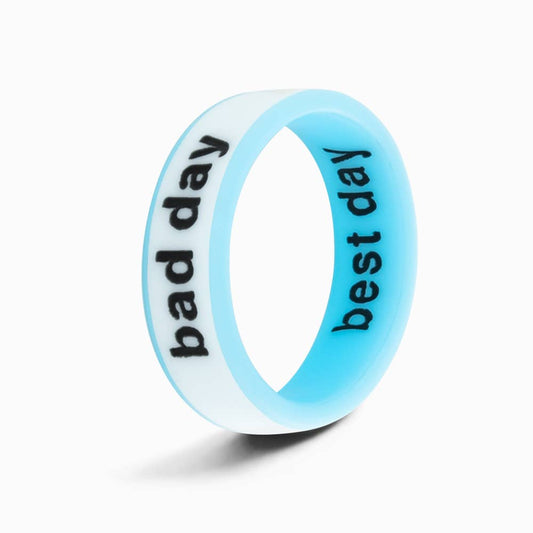 Flip Reversible best day / bad day ring