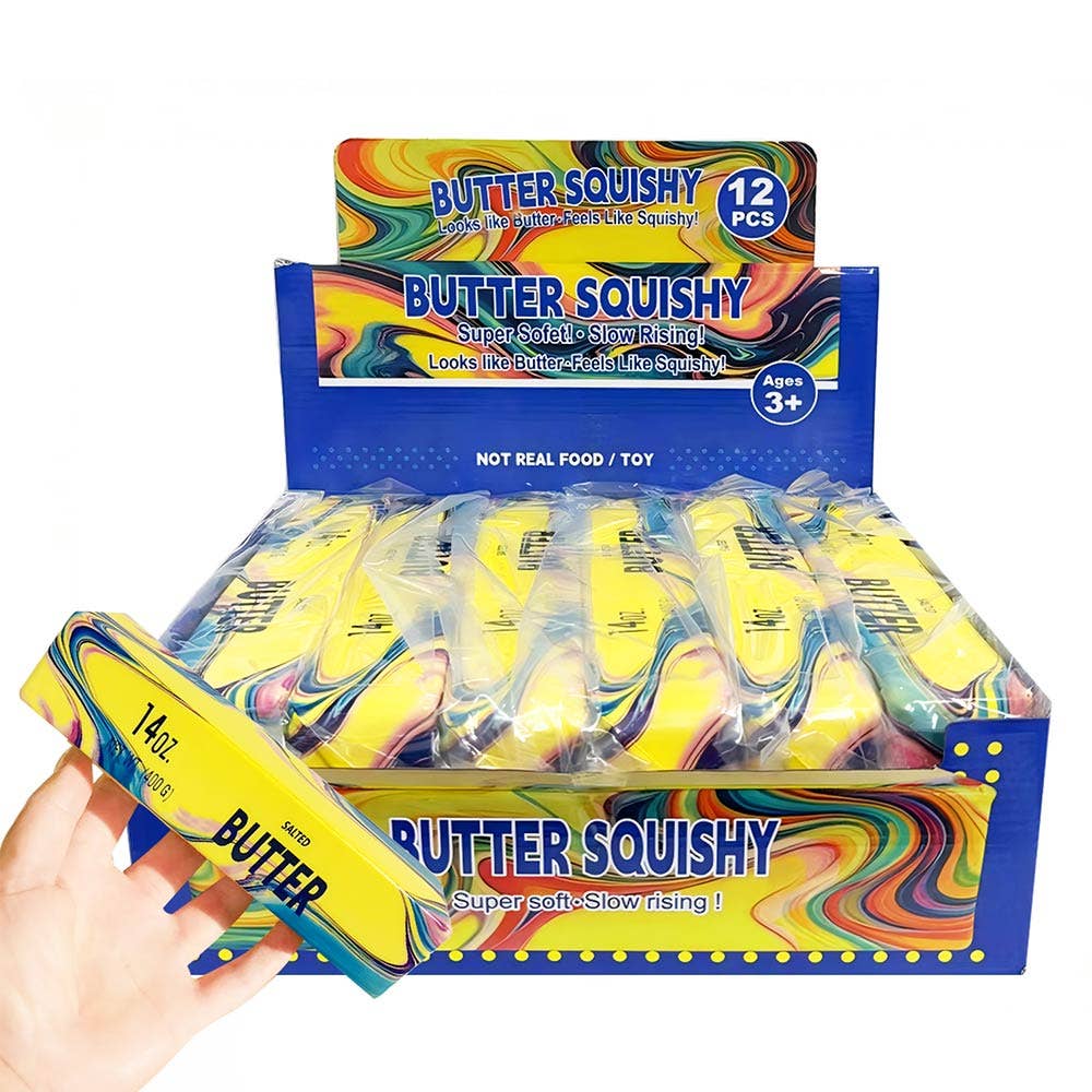 Jumbo Butter Bar Squishy Stress Relief Toy