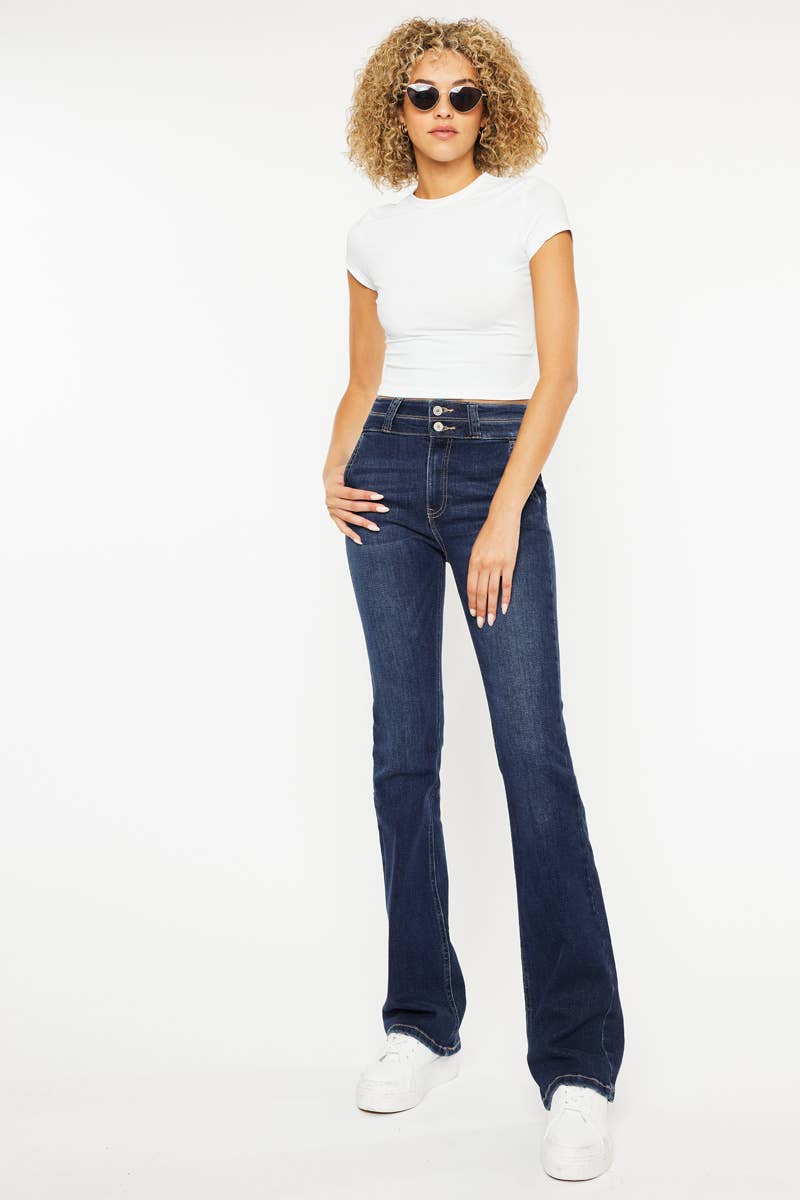 KC8600D: Bootcut kancan Jeans