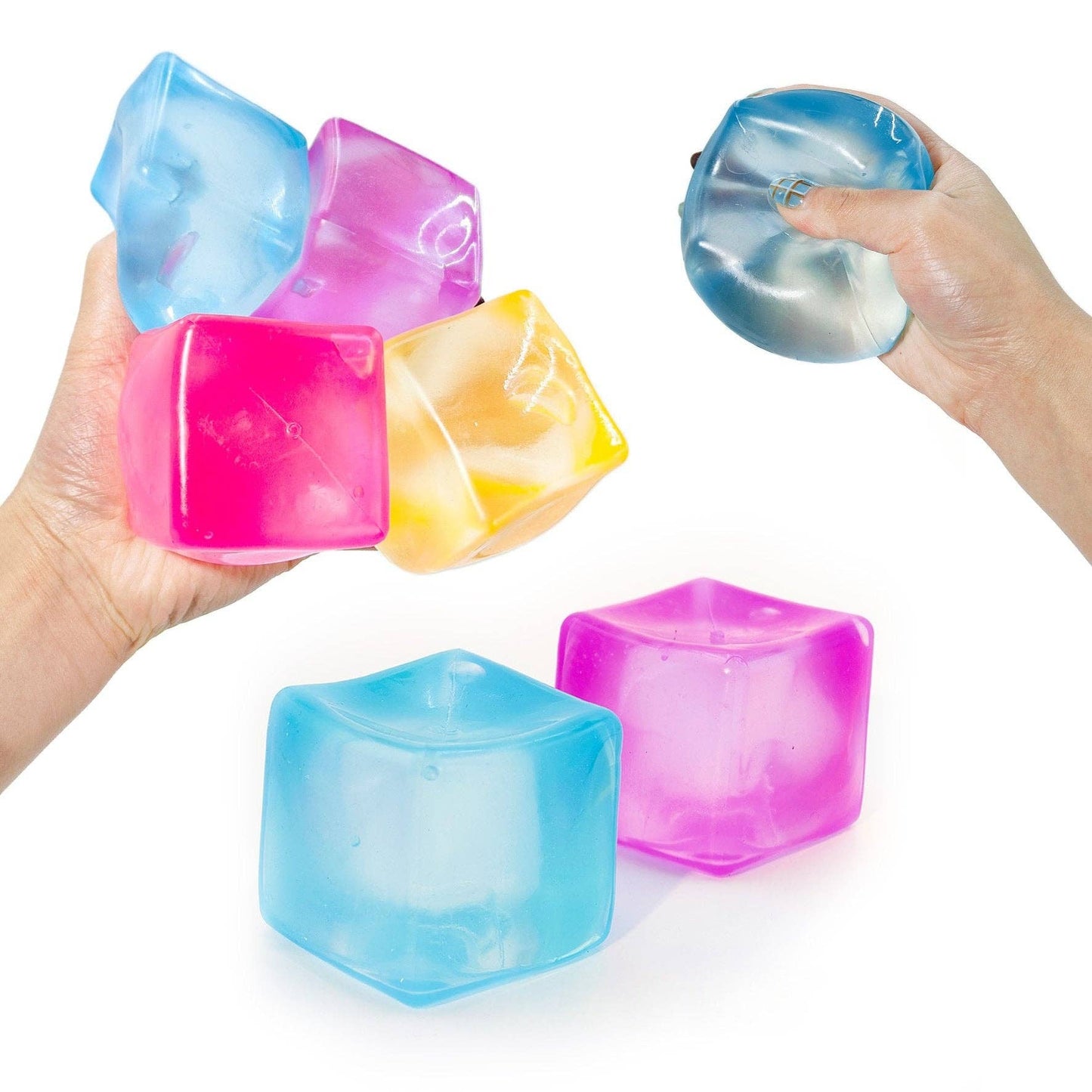 Amazon New Malt Sugar Cube Stress Relief Toy: 5.5 Ice Cube Malt Sugar Purple Boxed / High-quality slow rebound