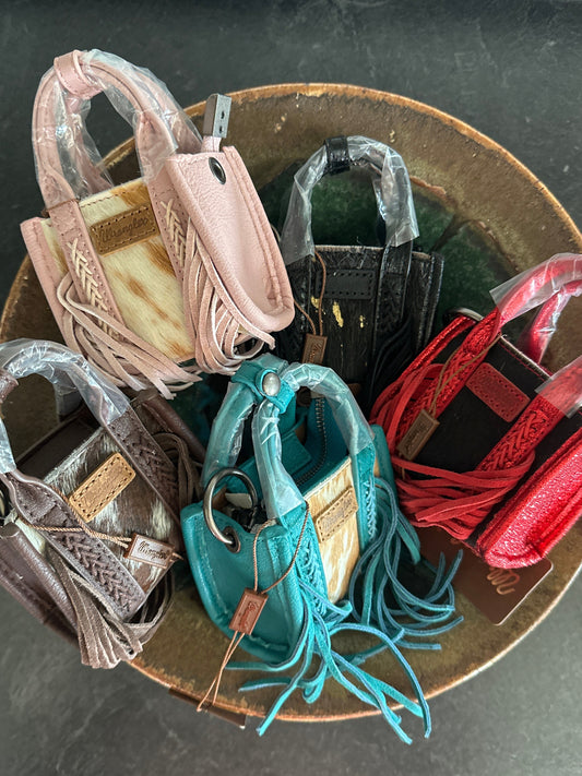Wrangler Fringe mini tote bag