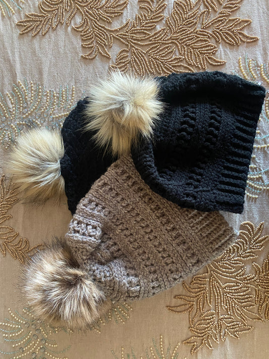 Homemade knitted beenies !