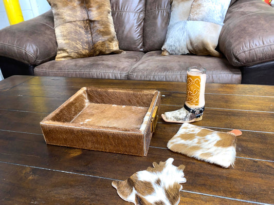 Cowhide Trays