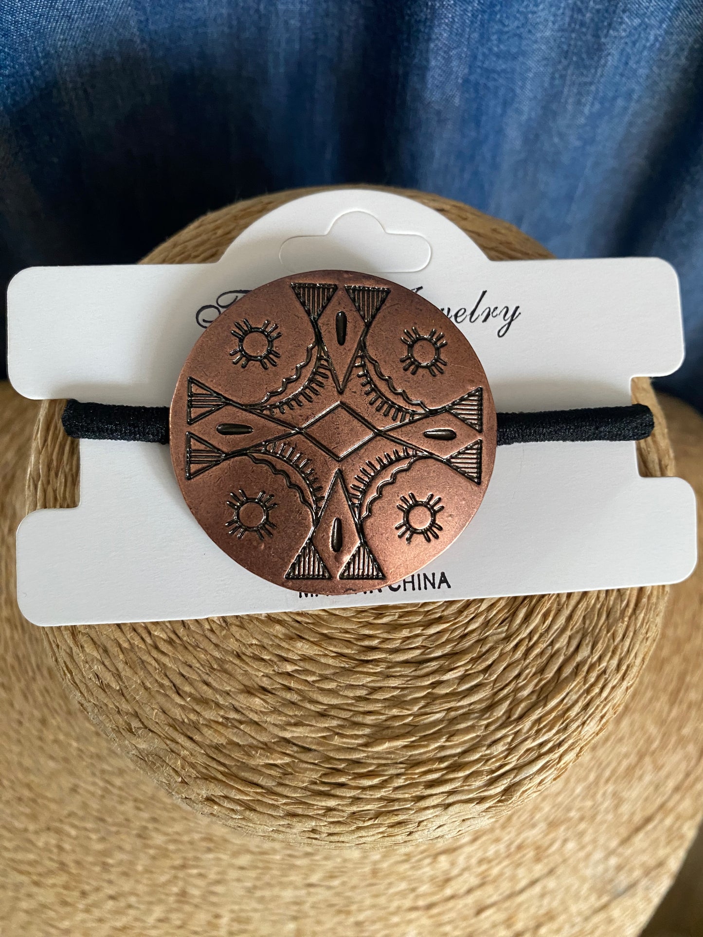 Bronze Navajo Hair Tie