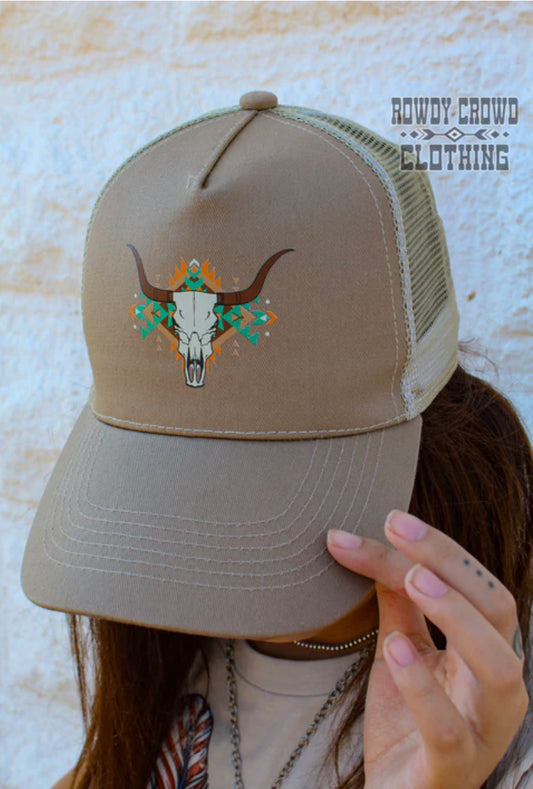 Rowdy Crowd Longhorn cap!