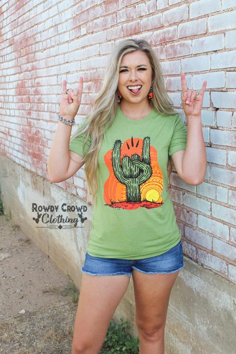 Rock On Cactus Tee