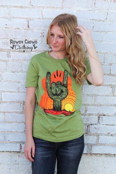 Rock On Cactus Tee