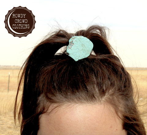 Turquoise Rock Ponytail